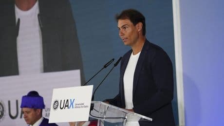 El motivador discurso de Rafa Nadal a unos recién graduados: &quot;Toca demostrar que con actitud, humildad y trabajo todo es posible&quot;