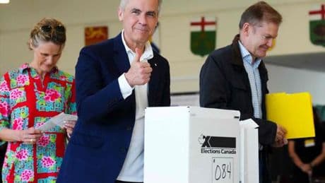 Au Canada, les libéraux du premier ministre Mark Carney donnés vainqueurs de législatives dominées par la question Trump