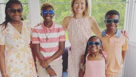 My husband and I adopted 4 kids. For Mother's Day, we make sure to honor all of their moms.