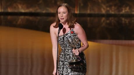 Hannah Einbinder’s Emmys acceptance speech bleeped as she slams ICE