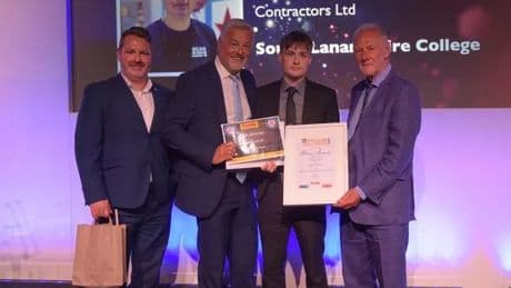 East Kilbride student claims apprentice award for painting and decorating