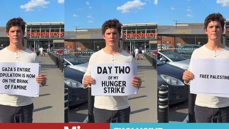 Chef in hunger strike for Palestine says 'food used as a weapon is inhumane'