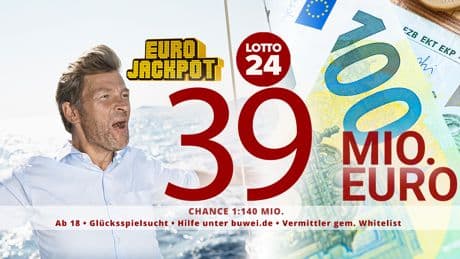 Ziehung heute! 39 Millionen im Eurojackpot – hier für nur 3 Euro mitspielen