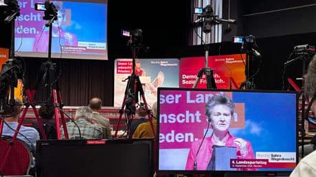 BSW-Landesparteitag in Bautzen - Verfahrenschaos und israelfeindliches Getöse