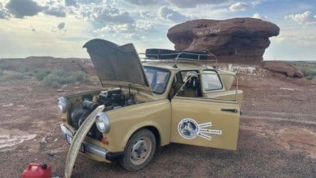 Mit Rad und Trabi durch die USA: Abenteuer mit persönlichen Motiven
