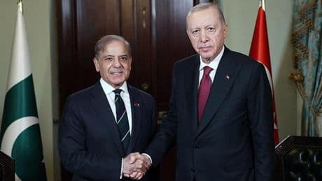 Cumhurbaşkanı Erdoğan, Pakistan Başbakanı Şerif'i kabul etti