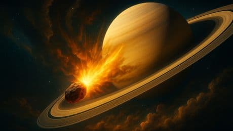NASA sucht Zeugen für möglichen Einschlag auf dem Saturn