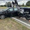 Motorrijder gewond nadat hij in flank van auto rijdt