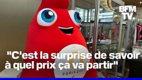 ROBIN DE BFM - « C’est la surprise de savoir à quel prix ça va partir »: 199 objets emblématiques des JO de Paris 2024 ont été vendus aux enchères ce dimanche
