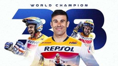 Toni Bou consigue su 38º título mundial y sigue agrandando su legado