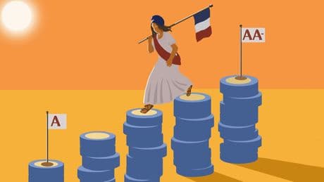 Du AA au simple A, la note de la dette française bientôt dégradée ?