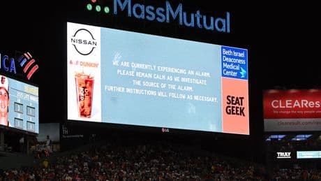 Fire alarm brings Red Sox-Orioles game to abrupt halt in strange scene: ‘Remain calm’