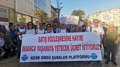 KESK Ordu Şubeler Platformu’dan TİS tepkisi: “Yeni satış sözleşmesine izin vermeyeceğiz”