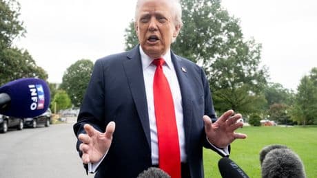 Asked about under-fire FBI Director Kash Patel, Trump says AG Pam Bondi has done ‘unbelievable job’