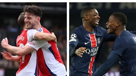 Arsenal y PSG, rumbo a su asignatura pendiente