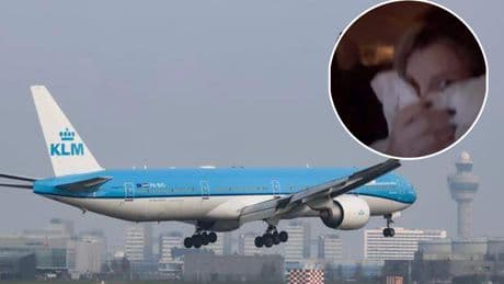 Paniek op KLM-vlucht: powerbank vat vlam