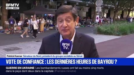 Vote de confiance: "Olivier Faure a toute légitimité à prendre sa place à Matignon", affirme Patrick Kanner (PS)