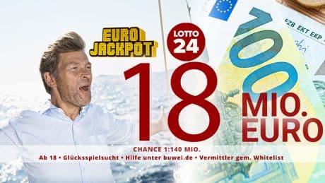 Ziehung Freitag! 18 Millionen im Eurojackpot – hier für nur 3 Euro mitspielen