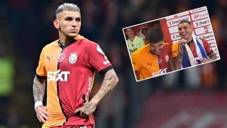Galatasaray'da Lucas Torreira'dan Okan Buruk şakası: 'İstifa!'