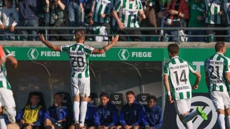 2. Fußball-Bundesliga: Bier zur Belohnung: Hendrix trifft doppelt bei Münsters Sieg