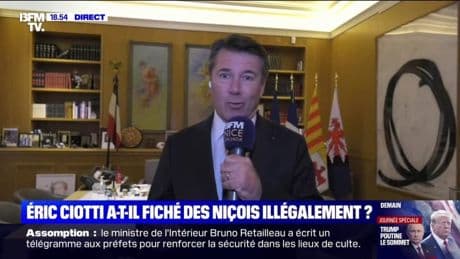 Pour Christian Estrosi, maire de Nice (Horizons), les soupçons de "fichage illégal" visant Éric Ciotti "rappelleraient les heures les plus sombres de notre histoire"