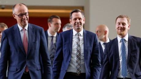 Ministerpräsidenten bei Friedrich Merz: Grundsätzlich einig