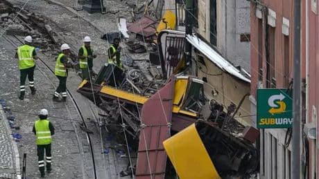 Lisbon funicular passenger told wife 'we're all going to die' as tram derailed