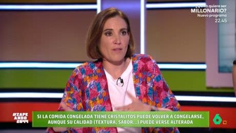 Boticaria García, nutricionista: ''Si la comida congelada tiene cristalitos, se puede volver a congelar, aunque no va estar igual de rica''