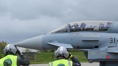 Alemania duplica sus cazas para la vigilancia del flanco oriental de la OTAN