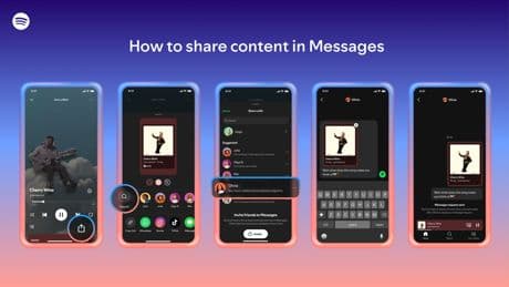 Move over mixtapes, Spotify users can now slide into each other’s DMs to share songs — but not everyone is happy
