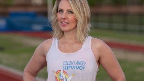 For years, a personal trainer was told her stomach issues were IBS and hemorrhoid symptoms. At 40, she found out she had colon cancer.