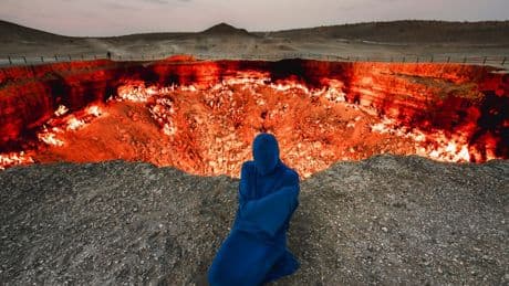 Gateway to Hell is CLOSING: Giant 1,000C burning desert crater finally reduces to ‘faint flames’ after nearly 50 years