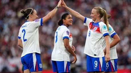 Aggie Beever-Jones hopes hat-trick earns spot in England’s Euro 2025 squad