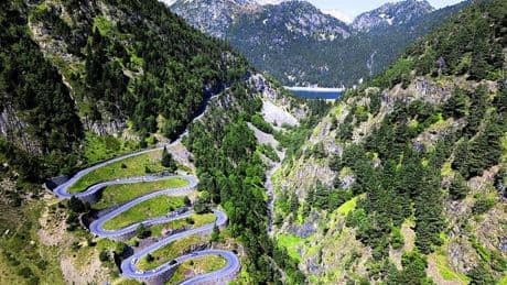 Las mejor sucesión de curvas de los Pirineos