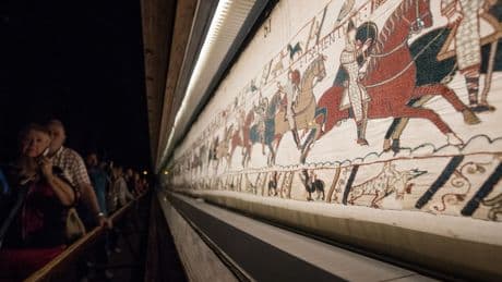 Bayeux Tapestry to return to England for first time in 900 years to go on show at British Museum