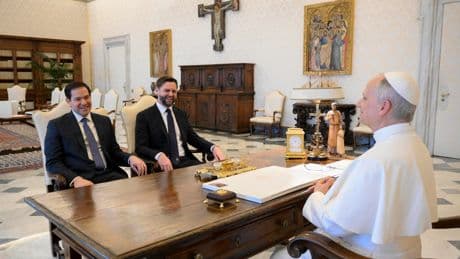 JD Vance invites Pope Leo to the White House on behalf of Trump during first meeting