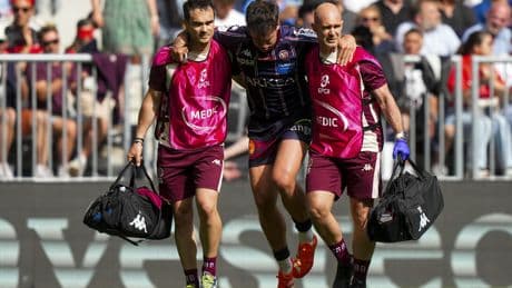 Rugby, Champions Cup : touché à la cheville, Damian Penaud (UBB) garde un espoir de disputer la finale