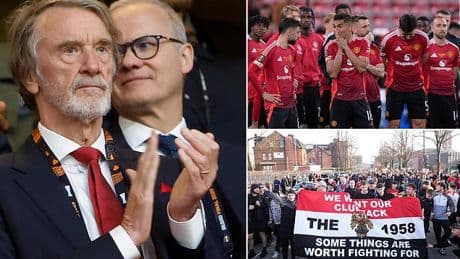 Man United to beef up security at Aston Villa game amid protests from furious fans - with Sir Jim Ratcliffe 'unlikely' to attend