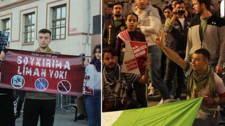 Filistin'deki işgale tepki gösteren Çelik tahliye edilmedi