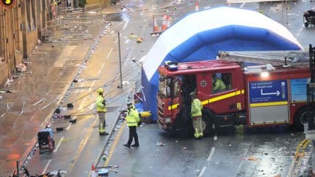 Two people - including child - seriously injured after car drove into crowd at Liverpool parade