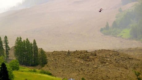 Mudslide buries Swiss mountain village