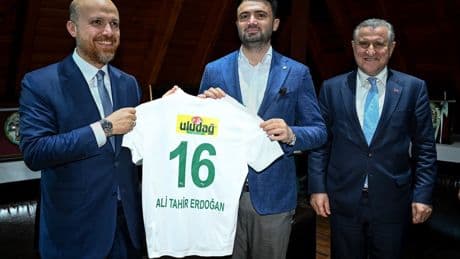 Bakan Osman Aşkın Bak ve Bilal Erdoğan'dan Bursaspor'a ziyaret