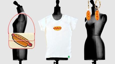 This summer, people aren't just eating hot dogs &mdash; they're wearing them