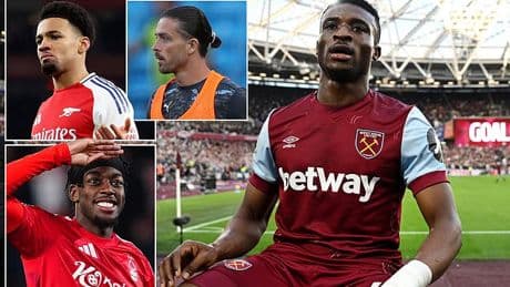TRANSFER CONFIDENTIAL: Tottenham set for improved Mohammed Kudus bid, what's going on with Ethan Nwaneri's Arsenal contract, Nottingham Forest's Anthony Elanga replacements and the latest on Jack Grealish's future
