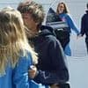 Louis Tomlinson and Zara McDermott pack on the PDA for the FIRST time as they cement their loved up status with a steamy smooch amid blossoming romance