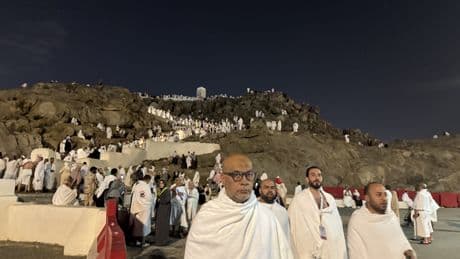 Hacı adayları Arafat'a ulaştı