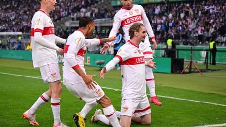 Keine Sensation im DFB-Pokalfinale: Stuttgart gewinnt 4:2 gegen Bielefeld