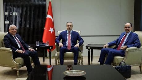 SON DAKİKA | Dışişleri'nde kritik zirve! Bakan Fidan, Bakan Güler ve MİT Başkanı Kalın bir araya geldi