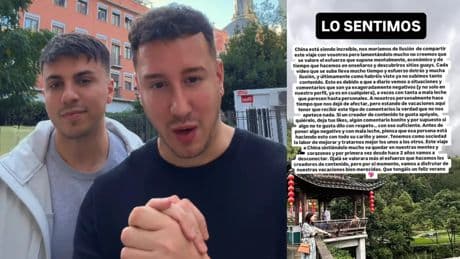Gonzalo y Álex, de &#039;Planes Brutales&#039;, se plantan ante el odio en redes en su viaje a China: &quot;A desconectar&quot;