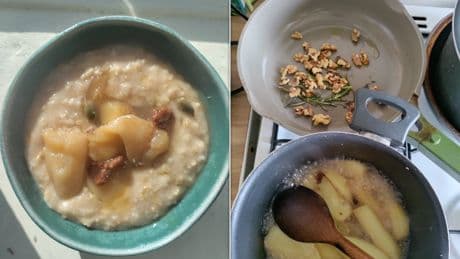 This Poached Pear Porridge Recipe Contains A Third Of Your Daily Fibre